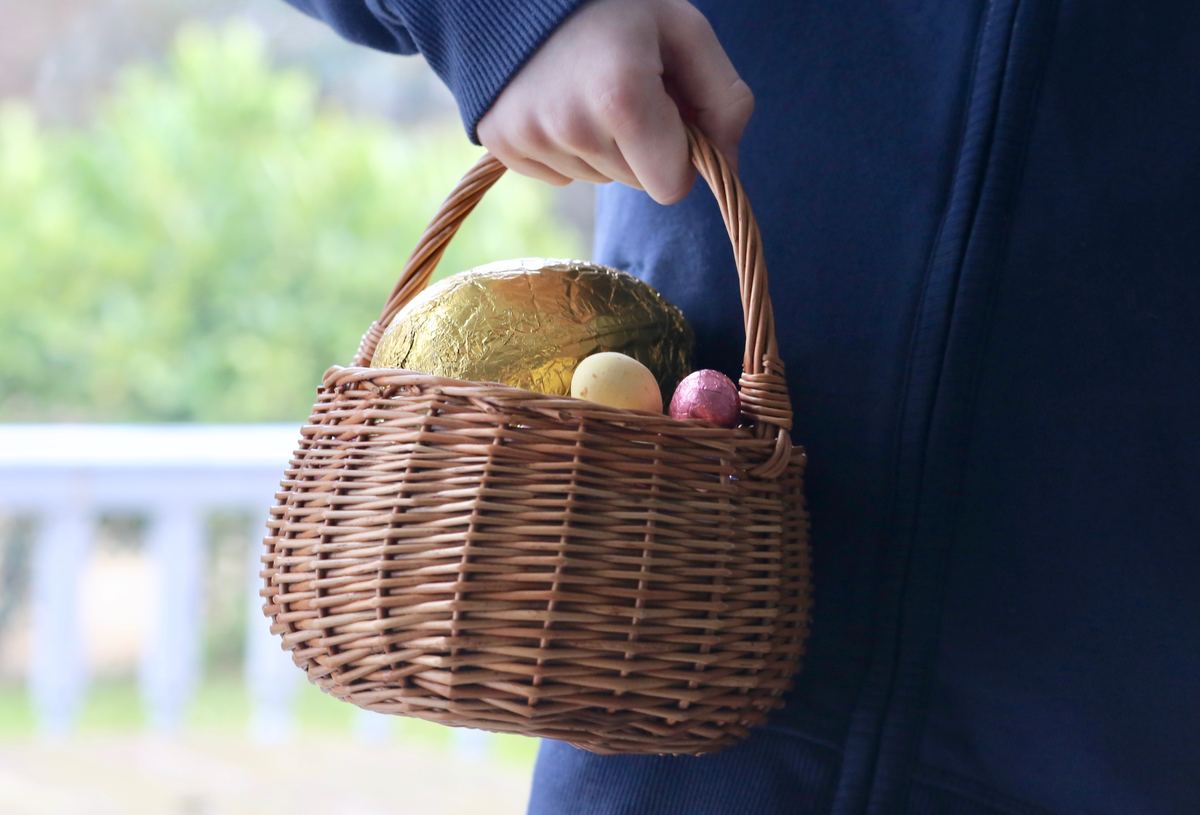 Easter egg basket