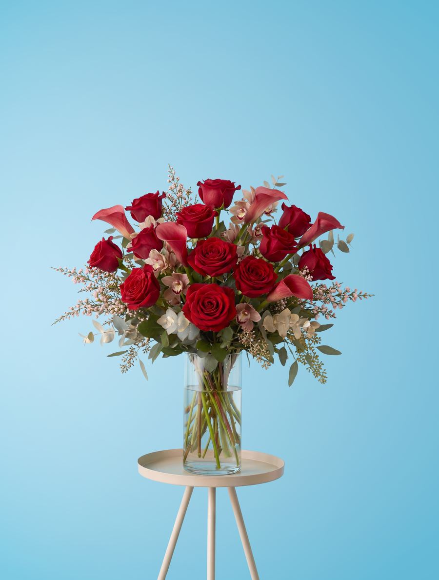 Valentine's bouquet P&O blue