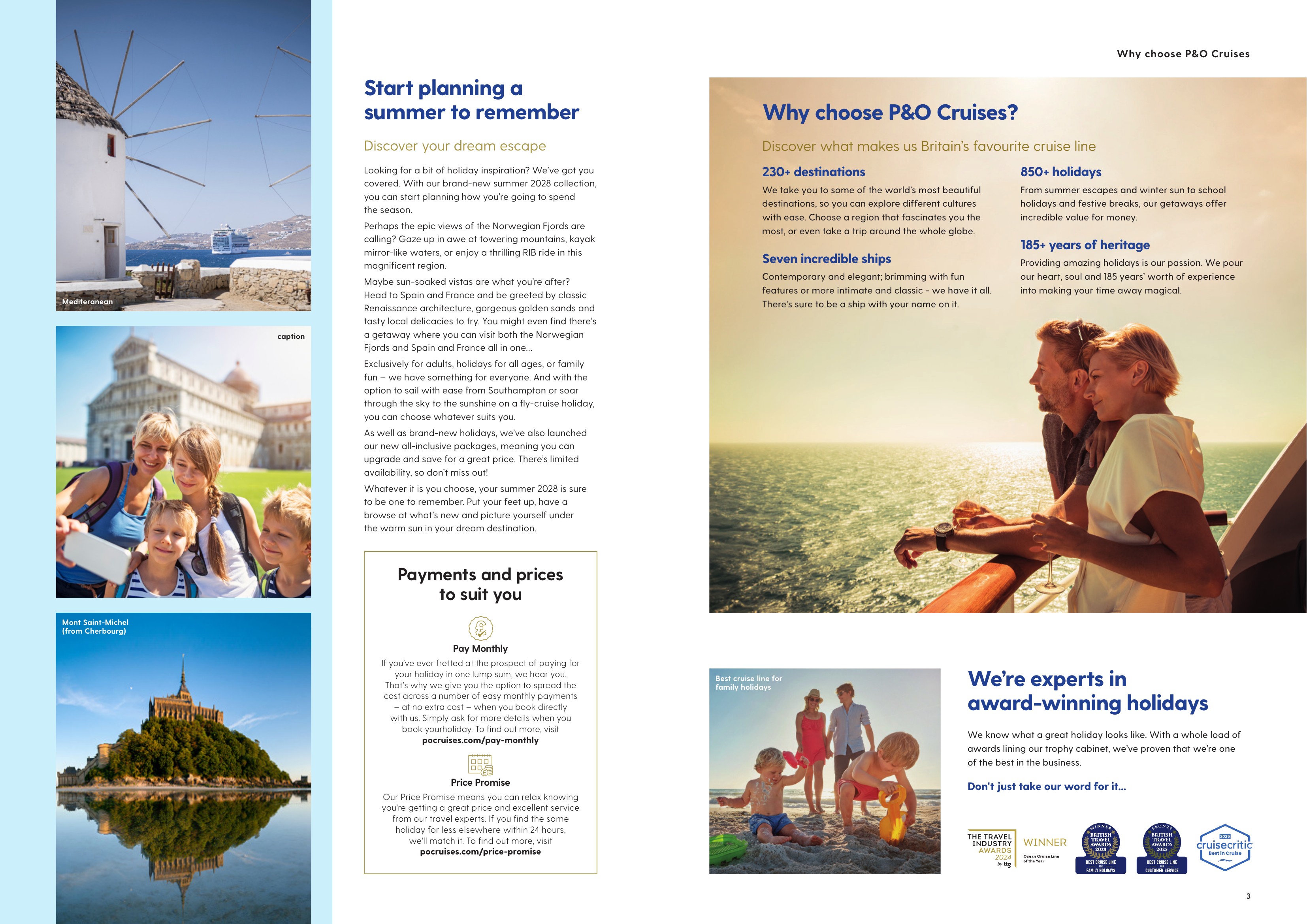 Introduction and Why P&O Cruises spread